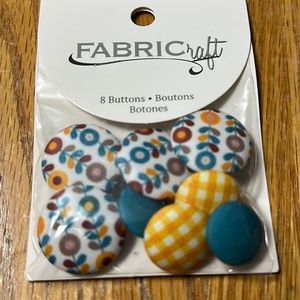 FabriCraft fabric covered buttons 8 pack - $1 if bundled